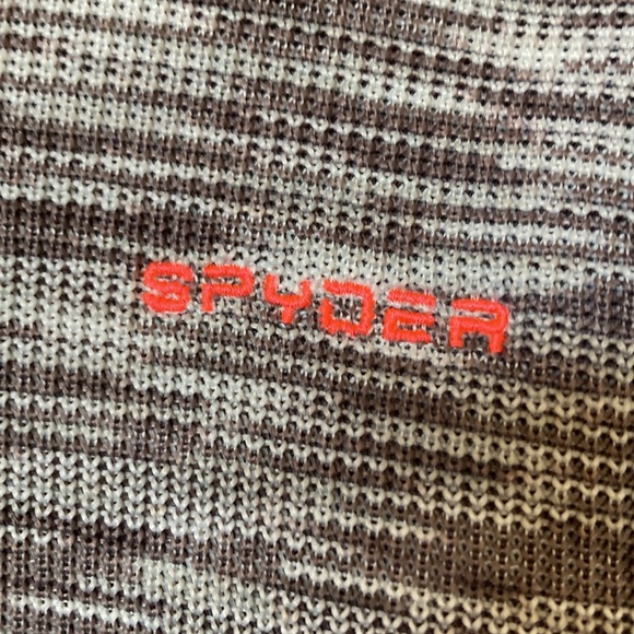 Spyder Women's Outdoor Full Zip Sweater Light Brown, Cream & Pink Size XL - Picture 3 of 5